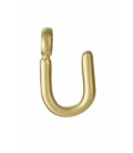 Motivo Colgante Letra U acero IP oro VICEROY FASHION - 15200M01012U