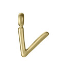 Motivo Colgante Letra V acero IP oro VICEROY FASHION - 15200M01012V