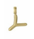 Motivo Colgante Letra Y acero IP oro VICEROY FASHION - 15200M01012Y