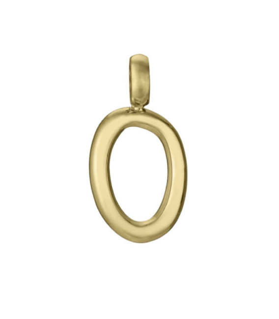 Motivo Colgante Letra O acero IP oro VICEROY FASHION - 15200M01012O