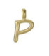 Motivo Colgante Letra P acero IP oro VICEROY FASHION - 15200M01012P