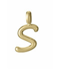 Motivo Colgante Letra S acero IP oro VICEROY FASHION - 15200M01012S
