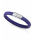 Pulsera Hombre Piel Trenzada Azul de Acero VICEROY FASHION - 75425P01013
