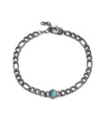 Pulsera Hombre Acero IP Gris con Malaquita VICEROY FASHION - 75427P01010