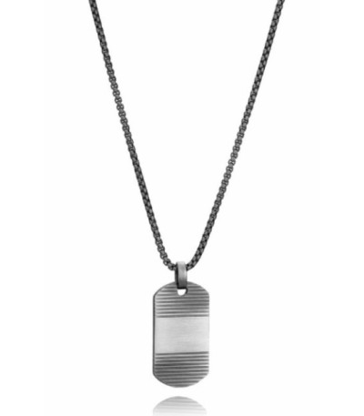 Collar Hombre Placa Acero Oxidado VICEROY FASHION - 75432C01000