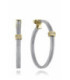 Pendientes Doble Cable Acero Bicolor VICEROY FASHION - 15193E01000
