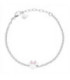 Pulsera Mini Minnie Mouse Lazo Rosa Acero DISNEY - ST0041B
