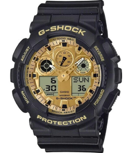 Reloj Classic Style Black and Gold G-SHOCK CASIO - GA-100GGB-1A9ER