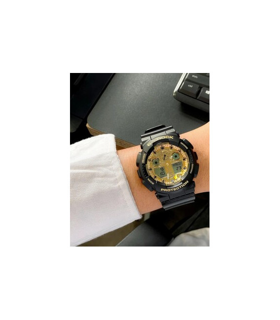Reloj Classic Style Black and Gold G-SHOCK CASIO - GA-100GGB-1A9ER