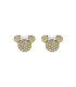 Pendientes infantiles Minnie Mouse Plata Chapada Oro DISNEY - AG0121P