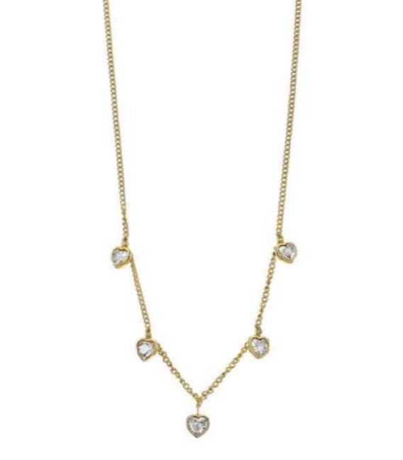 Collar Acero Dorado Colgantes Corazón LOTUS STYLE - LS2555-1/2