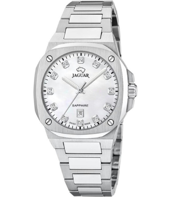 Reloj Suizo para Mujer Rondcarre Esfera Plateada JAGUAR SWISS MADE - J1027/5
