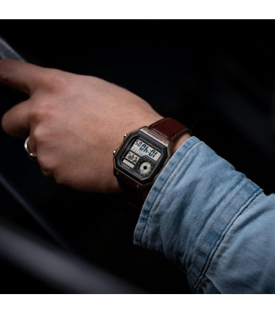 Reloj Digital Timeless World Time Utility Color Collection Men CASIO - AE-1200WHL-5AVEF