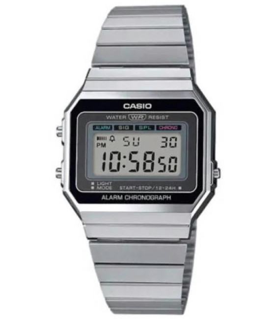 Reloj Retro Digital Plateado CASIO - A700WE-1AEF