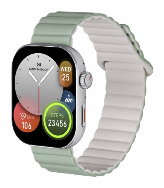Reloj Smart Negro Correa Verde MARK MADDOX - HS2007-80