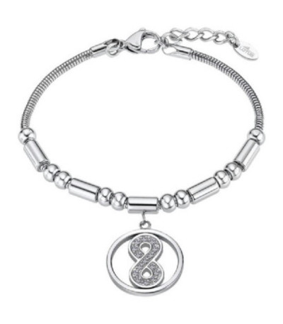 Pulsera Cola de Topo Acero Infinito LOTUS STYLE - LS2464-2/1