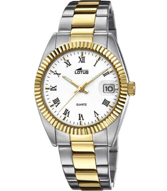 Reloj Retro Acero Bicolor Dorado Unisex LOTUS - 15197/1