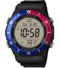 Reloj Sport Digital XL Grande Redondo Negro Bisel Pepsi Timeless CASIO - AE-1700H-1A2VEF