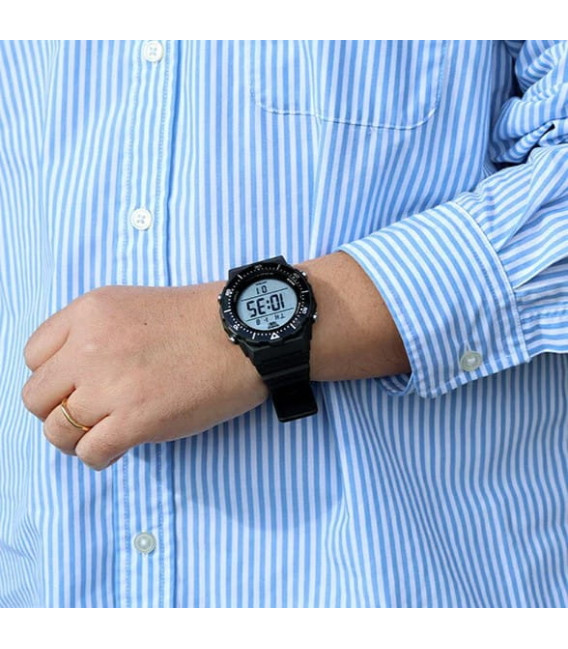Reloj Sport Digital XL Grande Redondo Negro Timeless CASIO - AE-1700H-1AVEF