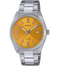 Reloj Casio Guilloche con Esfera Amarillo Azafrán Unisex - MTP-1302PD-9AVEF
