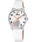 Reloj Junior Corazón Correa Blanca LOTUS - 18406/E