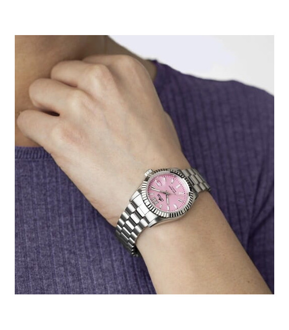 Reloj Mujer Acero Esfera Rosa Fuerte LOTUS - 18930/8