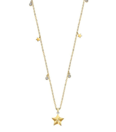 Collar Estrella Chapado 18K y colgantitos Old Money LOTUS STYLE - LS2599-1/2