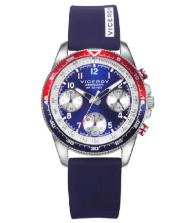Reloj Junior Crono Esfera Azul y Plateado NEXT VICEROY - 401463-34