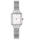 Reloj Niña Rectangular Acero Malla Milanesa Corazón VICEROY - 401332-05