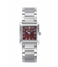 Reloj Mujer Brazalete Cuadrado Acero Esfera Roja Burdeos VICEROY - 41162-77
