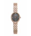 Reloj Mujer Oval Chapado Oro Rosa Esfera Gris VICEROY - 41166-17