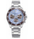 Reloj Hombre Crono Acero y Cerámica Esfera Azul Celeste y Marrón VICEROY - 41179-37