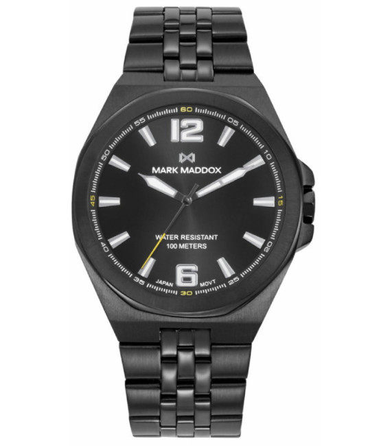 Reloj Hombre Acero IP Negro MARK MADDOX - HM1033-55
