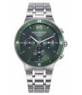 Reloj Hombre Crono Acero Esfera Verde Mission MARK MADDOX - HM1036-67