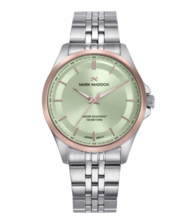 Reloj Mujer Acero Esfera Verde Menta Marais MARK MADDOX - MM1037-67
