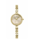 Reloj Mujer Pequeño Acero Pavonado Oro Brazalete Fino MARK MADDOX - MM1040-27