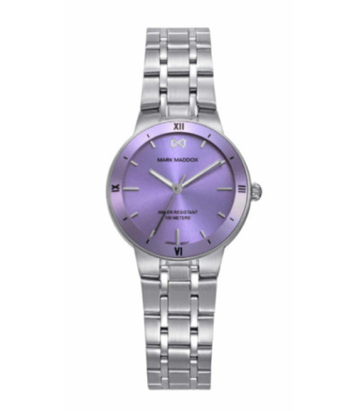 Reloj Mujer Acero Esfera y Bisel Lila Mission MARK MADDOX - MM1039-97