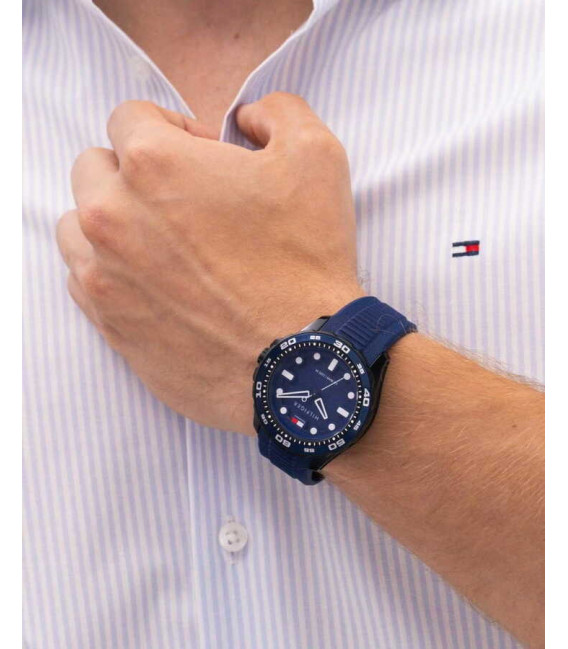 Reloj Hombre Regatta Azul Correa Caucho Tommy Hilfiger - 1792265