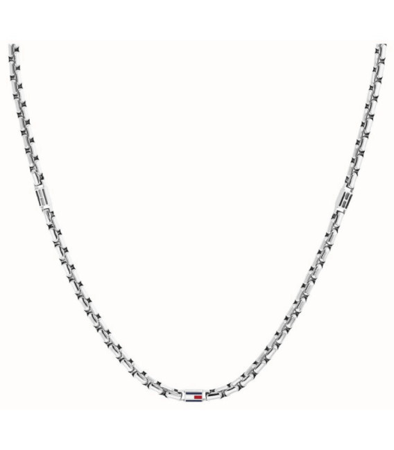 Collar Largo Eslabones 3D Frag Metal en Acero Tommy Hilfiger - 2790672