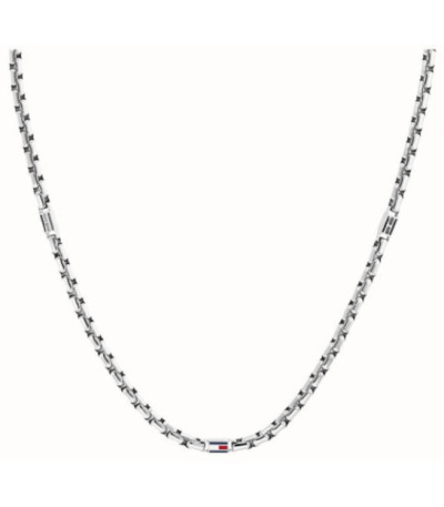 Collar Largo Eslabones 3D Frag Metal en Acero Tommy Hilfiger - 2790672