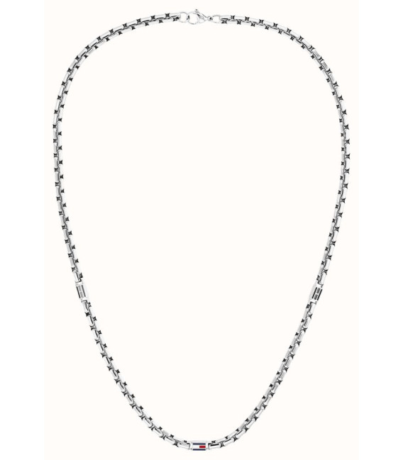 Collar Largo Eslabones 3D Frag Metal en Acero Tommy Hilfiger - 2790672