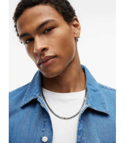Collar Largo Eslabones 3D Frag Metal en Acero Tommy Hilfiger - 2790672