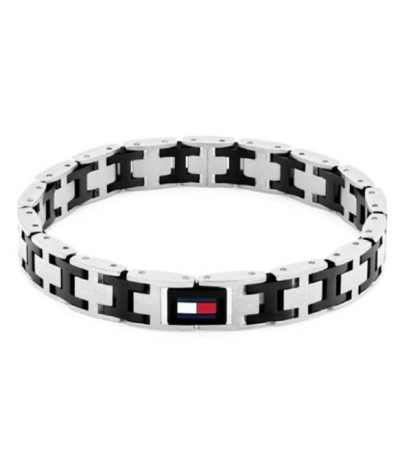 Pulsera Acero Hombre H-Link Bicolor Negro TOMMY HILFIGER - 2790684
