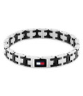 Pulsera Acero Hombre H-Link Bicolor Negro TOMMY HILFIGER - 2790684