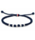 Pulsera Nylon Azul Marino Ajustable con Cuentas Beads TOMMY HILFIGER - 2790677