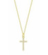 Collar Chapado Oro de Cruz con Circonitas LOTUS SILVER - LP3066-1/2