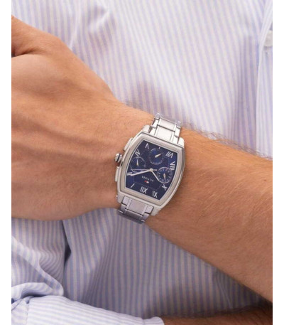 Reloj Hombre Esfera Tonneau Azul Marino Tommy Hilfiger Oxford - 1710763