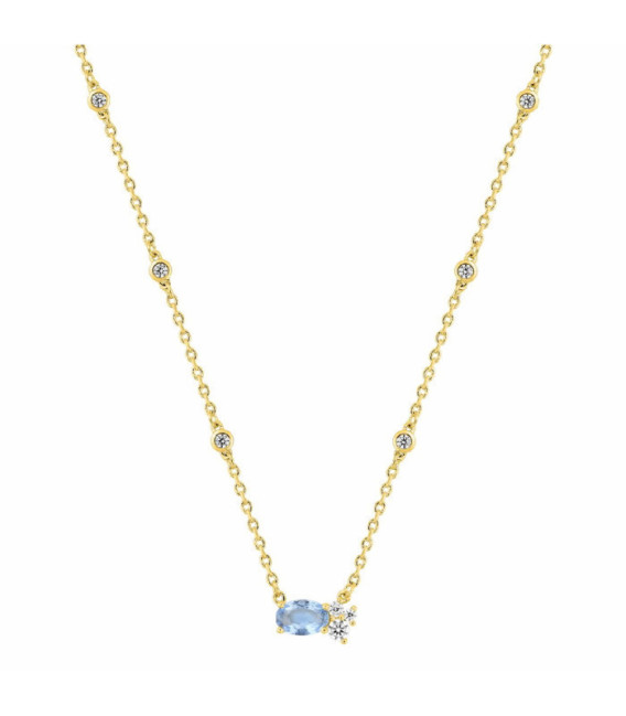 Collar Royale Twist Absolute en oro azul glaciar MURAT - PARIS - Y02015.1