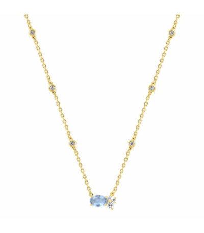 Collar Royale Twist Absolute en oro azul glaciar MURAT - PARIS - Y02015.1