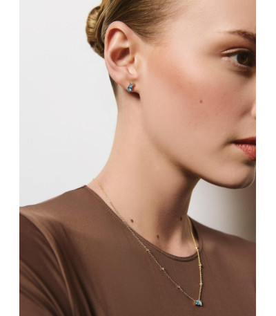 Collar Royale Twist Absolute en oro azul glaciar MURAT - PARIS - Y02015.1